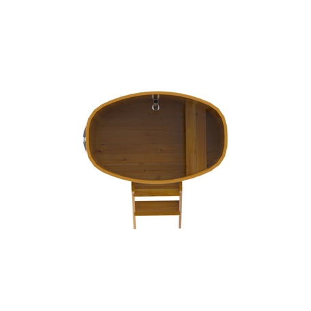 BentWood овальная из лиственницы (0,59х1,06 м.), h=1 м. Натуральная Премиум купель фото  фото - 5