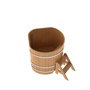 BentWood угловая из лиственницы (1,03х1,03 м.), h=1 м. Натуральная Премиум купель фото  фото - 2