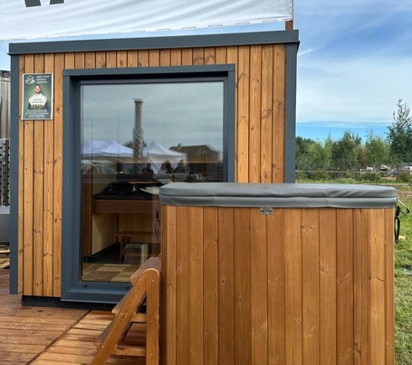 Купель Polar Spa STANDART 79 овальная для 1 человека (термососна светлая)  фото - 10