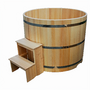 Купель из кедра большая для компании, 1050x690x950мм купель фото  фото - 2