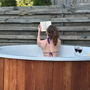 Купель Polar Spa ELITE 180 круглая с интегрированной печью для 2-4 человек (термососна светлая) фото  фото - 10