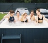 Купель Фурако Polar Spa ELITE QUATTRO 200 квадратная с интегрированной печью для 6-8 человек (термососна темная) фото  фото - 22