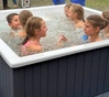 Купель Фурако Polar Spa ELITE QUATTRO 180 квадратная с интегрированной печью для 4 человек (термососна светлая) фото  фото - 11
