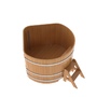 BentWood угловая из лиственницы (1,37х1,37 м.), h=1 м. Натуральная Премиум купель фото  фото - 2